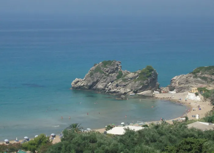 Apartments, Adult And Childrens Pool, Sea View - Beach, Corfu 펠레카스
