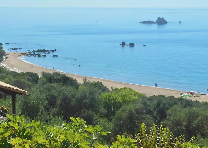 Apartments, Adult And Childrens Pool, Sea View - Beach, Corfu * 펠레카스