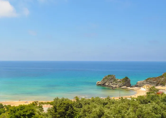 Apartments, Adult And Childrens Pool, Sea View - Beach, Corfu 펠레카스