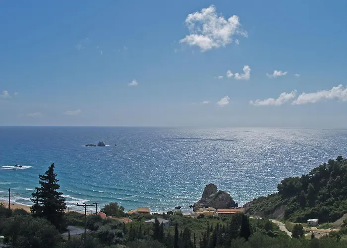 Apartments, Adult And Childrens Pool, Sea View - Beach, Corfu 펠레카스